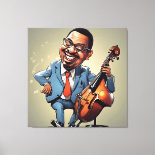 Toile musiciens de jazz