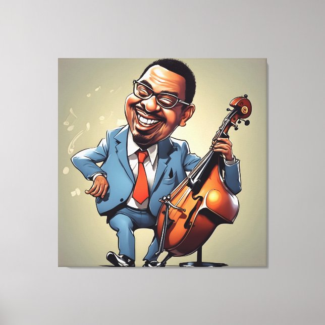 Toile musiciens de jazz (Recto)