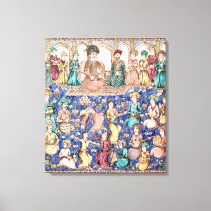 Toile Musiciens et danseurs