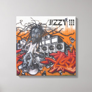 Toile Musique de graffiti