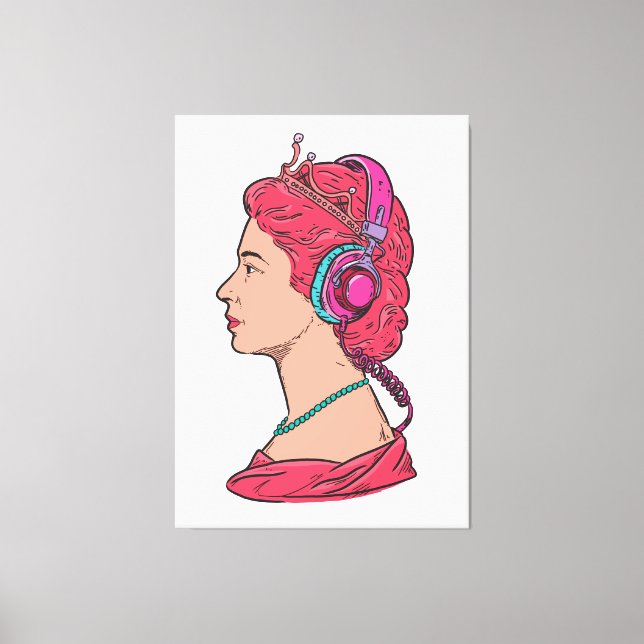 Toile Musique de la Reine (Recto)