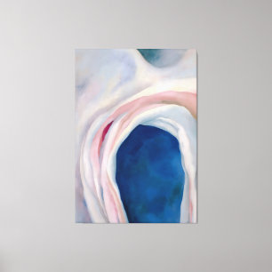 Toile Musique rose et bleu par O'Keeffe