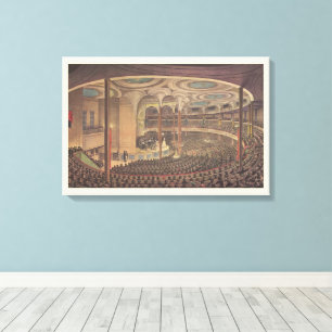 Toile Musique vintage, Jenny Lind, chanteuse d'opéra sué