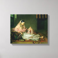 Muslim Lady Recrows, 1789 (huile sur toile)