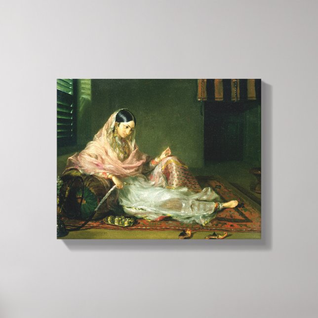 Toile Muslim Lady Recrows, 1789 (huile sur toile) (Recto)