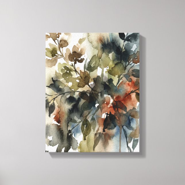 Toile Muted Forest Watercolor (Recto)