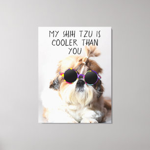 Toile My Shih Tzu Est Glacière Que Vous Les Lunettes De
