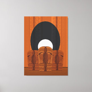 Toile Mystère et Contemplation Abstraits Surréalistes