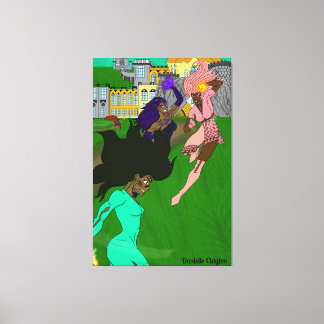 Toile Mystic Melanin Warriors