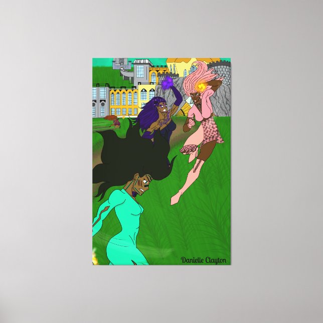 Toile Mystic Melanin Warriors (Recto)