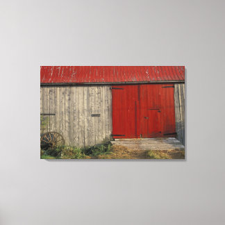 Toile NA, Canada, Nouveau-Brunswick, Shepody. Grange rou