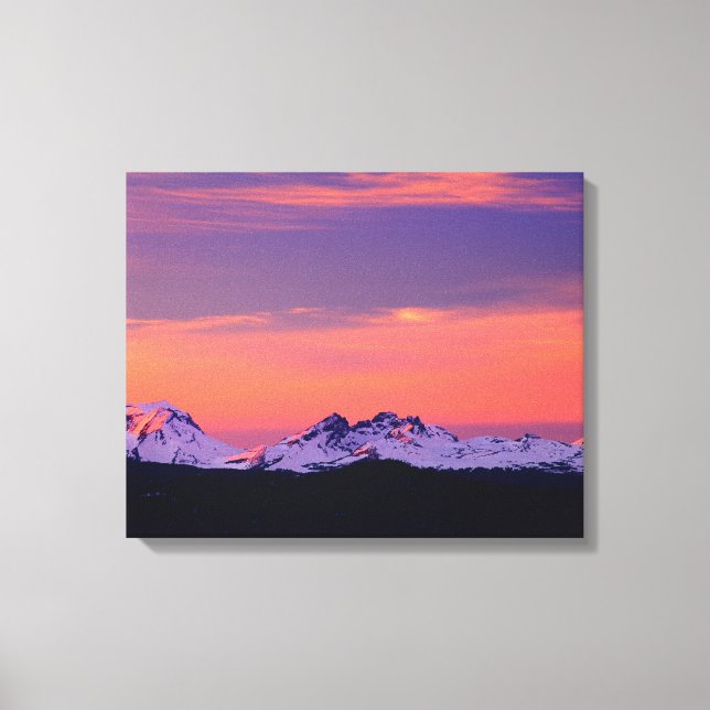 Toile NA, États-Unis, Oregon, The Three Sisters Mountain (Recto)