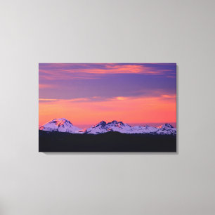 Toile NA, États-Unis, Oregon, The Three Sisters Mountain