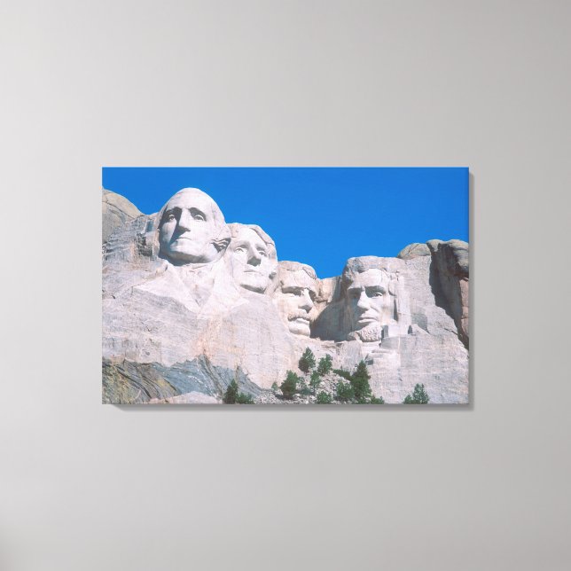 Toile NA, États-Unis, SD, mont Rushmore. (Recto)