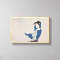 Nakajima Kiyoshi Fine Rain japonaise femme art