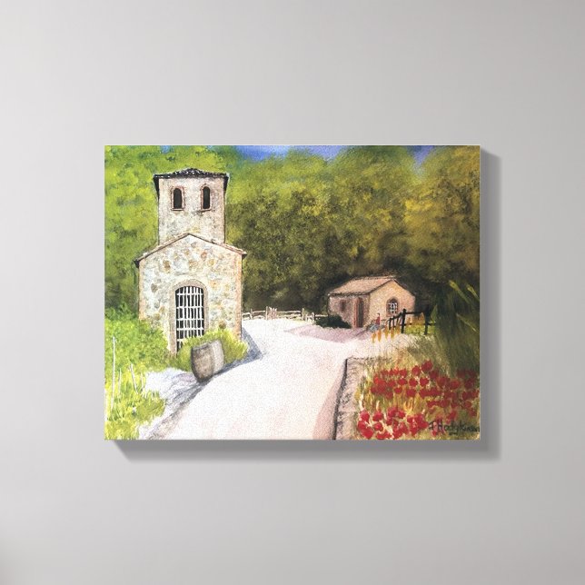 TOILE NAPA VALLEY WINERCOULEUR D'EAU (Recto)