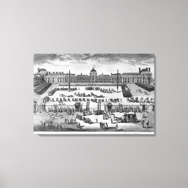Toile Napoléon Bonaparte Premier Consul, Révision des tr (Recto)
