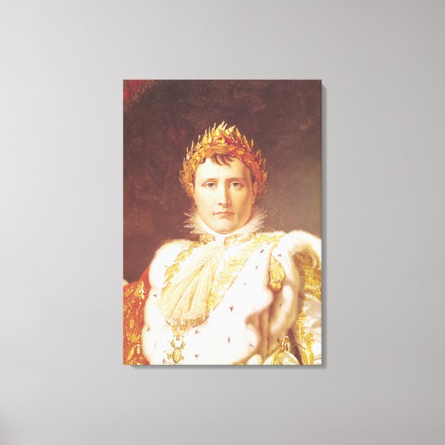 Toile Napoléon I dans Coronation Robes, vers 1804 (Recto)