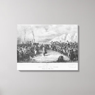 Toile Napoléon I retournant de l'Île d'Elbe