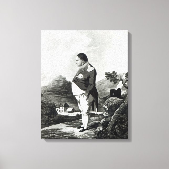 Toile Napoléon sur l'île de Sainte-Hélène, 1820 (Recto)
