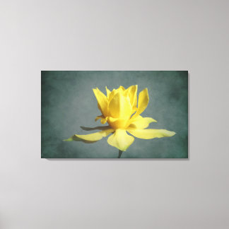 Toile Narcisse Ressort Jaune Imprimer