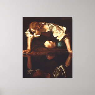 Toile Narcissus de Michelangelo Merisi da Caravaggio