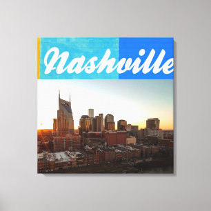 Toile Nashville Tennessee Ville Paysage magnifique