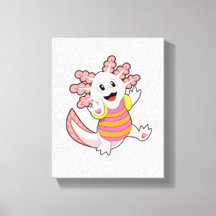 Toile Natation Axolotl