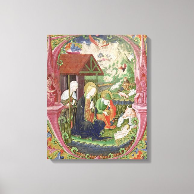 Toile Nativité, école d'Italie du Nord (Recto)