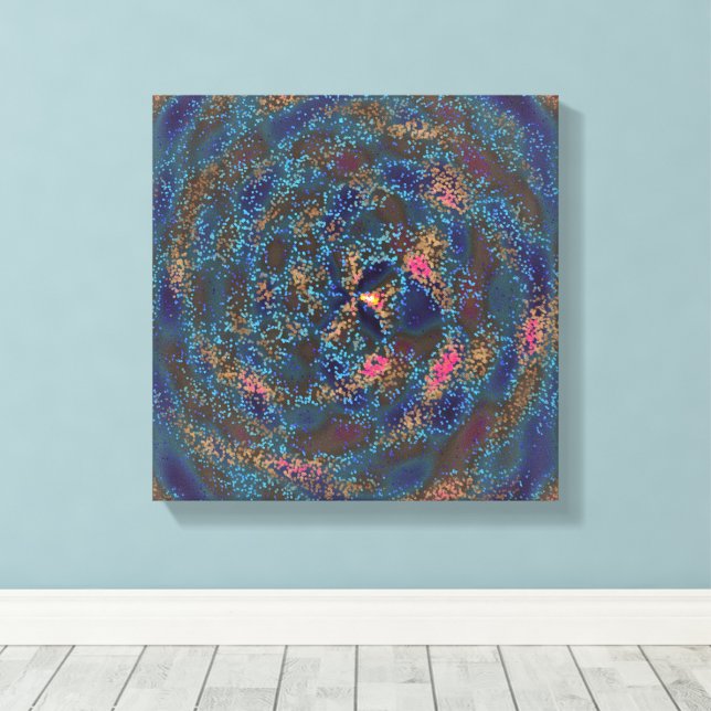 Toile Natural Bird Nest Pattern Formation  (Insitu (Plancher de Bois))