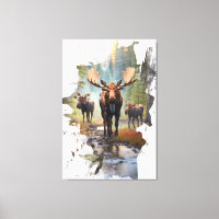 *~* Nature AP49 MOOSE Artsy Forest Cottage