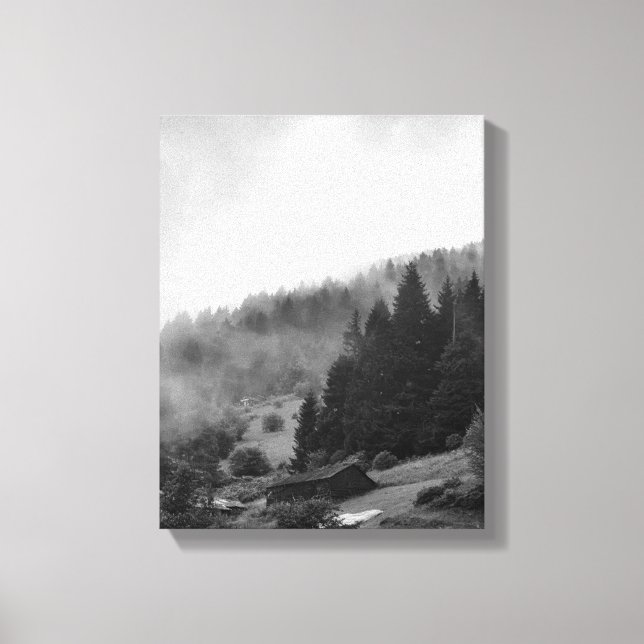 Toile Nature magique, cool dans le brouillard (Recto)