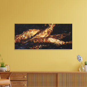 Toile Nature morte avec bloaters par Vincent van Gogh