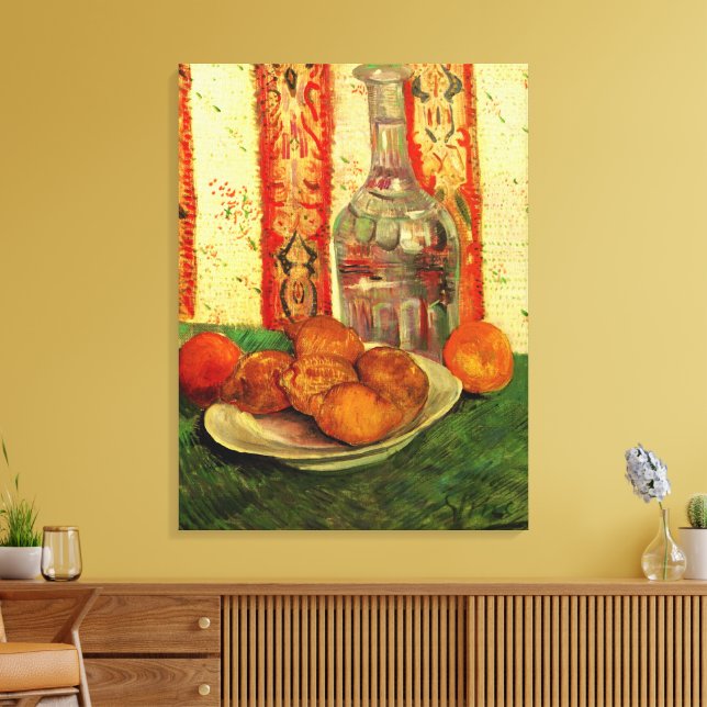 Toile Nature morte carafe et citrons par Vincent van Gog (Insitu(Salon))