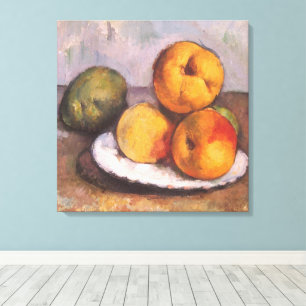 Toile Nature morte Coings, Pommes, Poires par Paul Cezan
