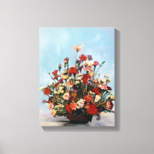 Toile Nature morte de fleurs/Still life of flowers