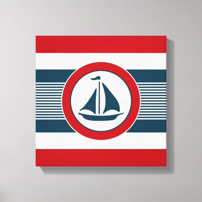 Toile Nautical design (Recto)