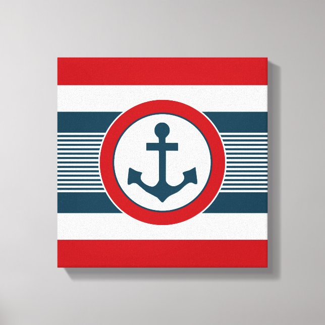 Toile Nautical design (Recto)