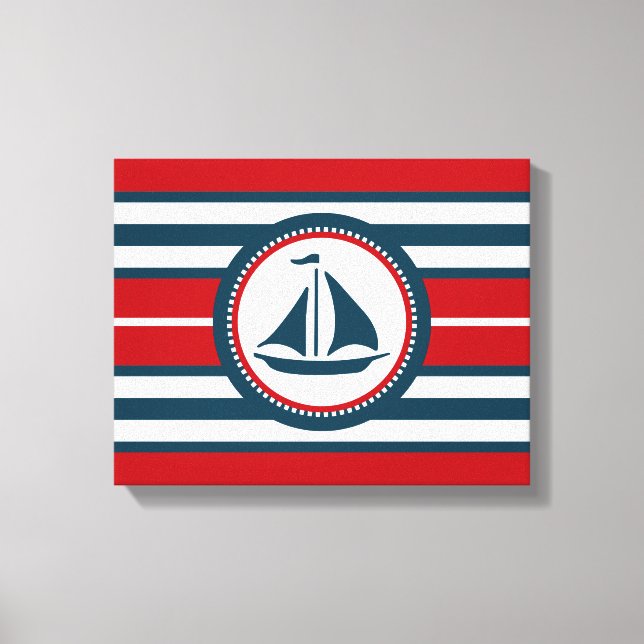 Toile Nautical design (Recto)