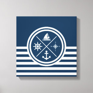 Toile Nautical themed design