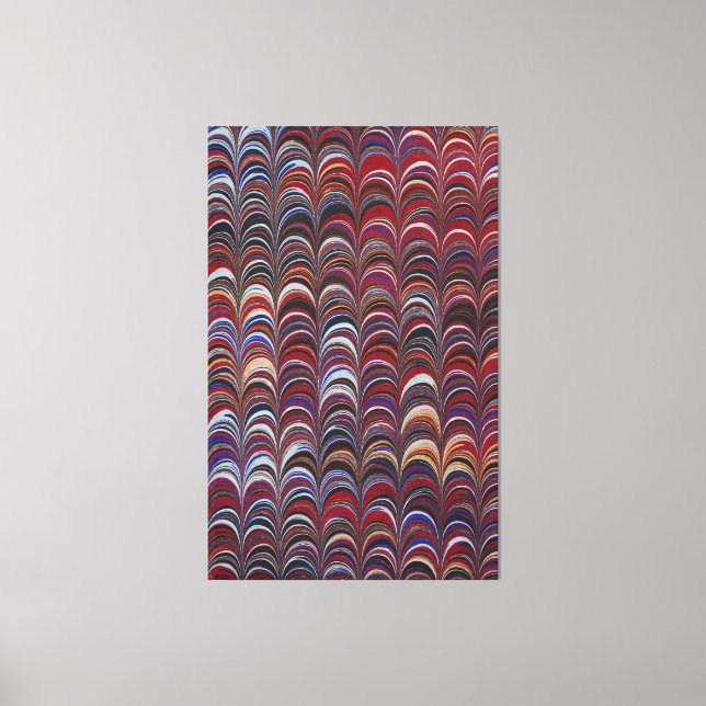 Toile Nautilus bohème coloré (Recto)