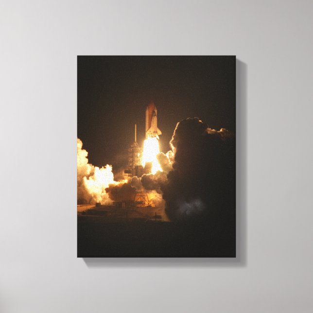 Toile Navette Spatiale Terre Orbite Vaisseau Spatial Nui (Recto)