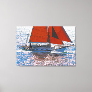 Toile NAVIGUER LA MER 24x36
