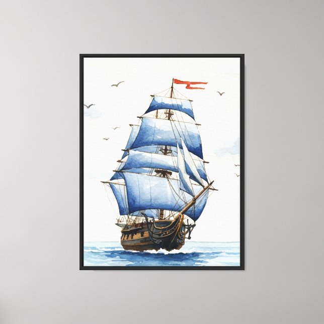 Toile Navire à voiles (Recto)