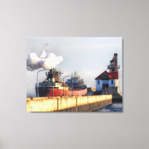 Toile Navire Arthur M Anderson sur le lac Supérieur