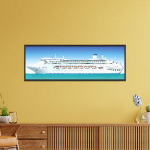 Toile Navire de croisière très détaillé