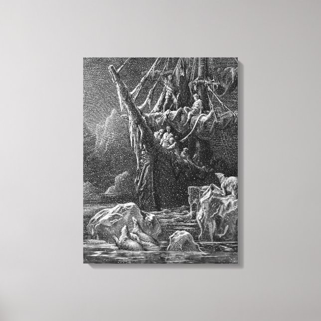 Toile Navire en Antarctique (Recto)