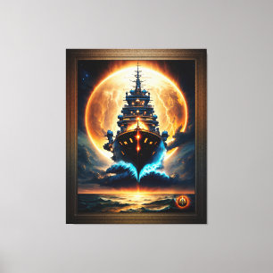 Toile Navire Galactique Fantôme Des Mers par Xzendor7