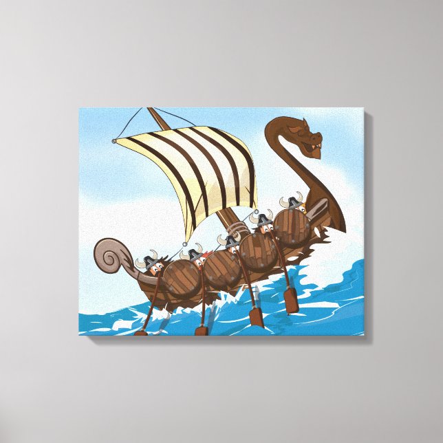 Toile Navire Viking (Recto)