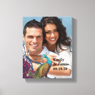 Toile Navy & Berry Berry Elegant Damask Peacock Mariage